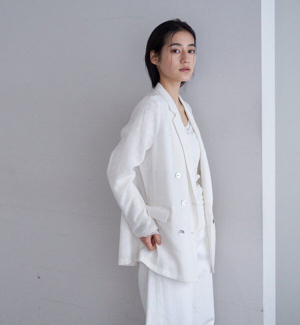  「シアーウォッシャブルジャケット」|テーラードジャケット|