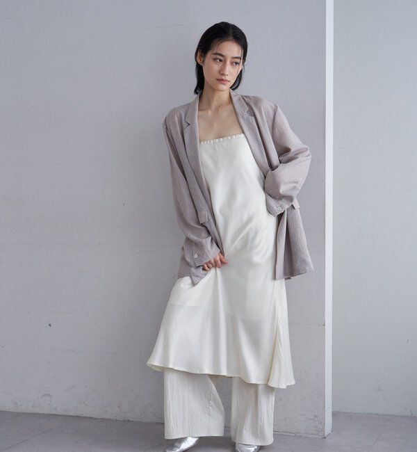  「シアーウォッシャブルジャケット」|テーラードジャケット|