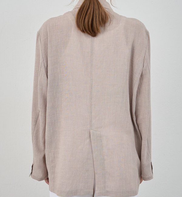  「シアーウォッシャブルジャケット」|テーラードジャケット|