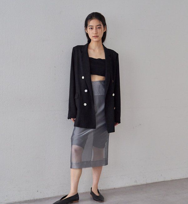  「シアーウォッシャブルジャケット」|テーラードジャケット|