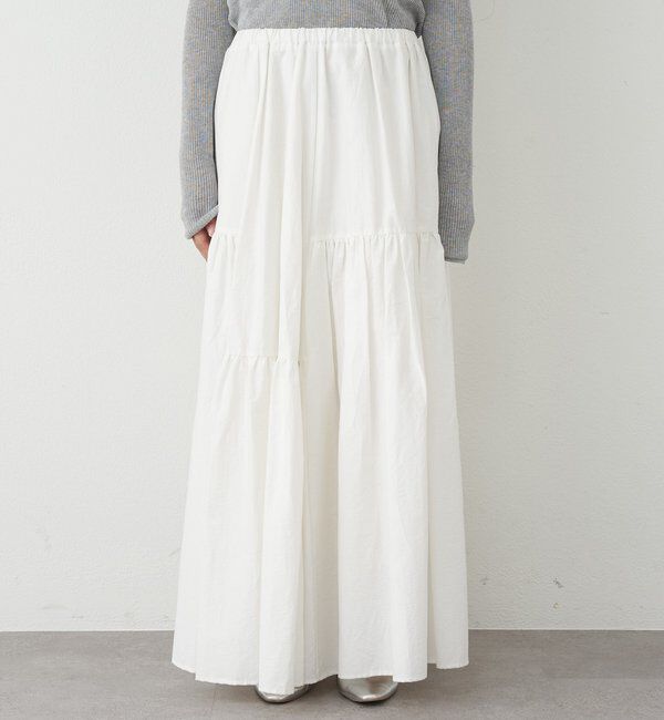  「タフタボリュームスカート」|スカート|