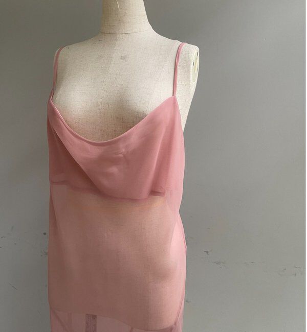  「オーガンジーキャミワンピース」|ワンピース|