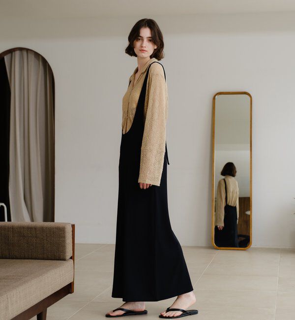  「絡みレースシャツ&times;ビスチェSET」|Tシャツ・カットソー|