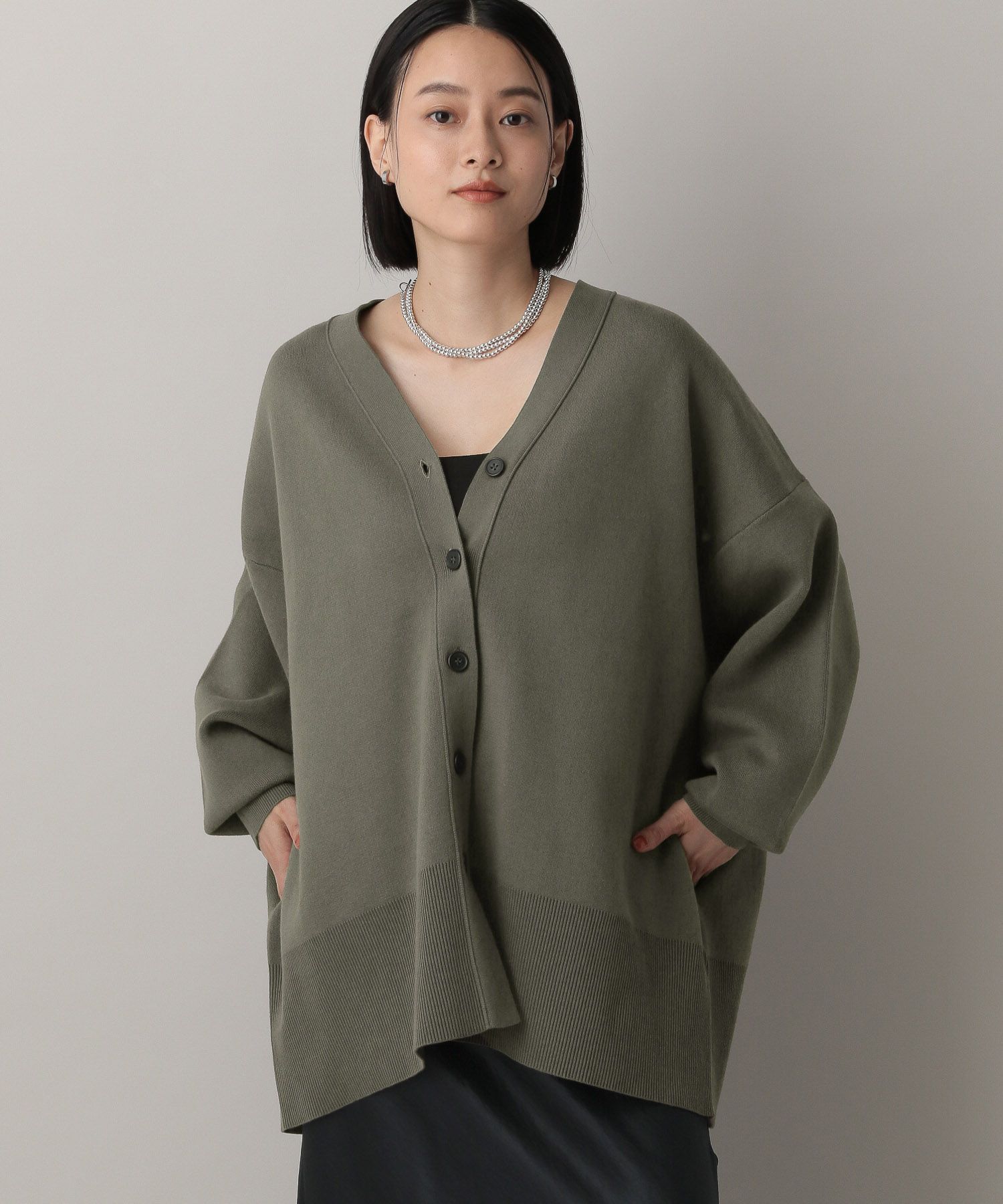 A part by 「【新色追加】スポンジニットBIGカーディガン」|ニット・セーター|