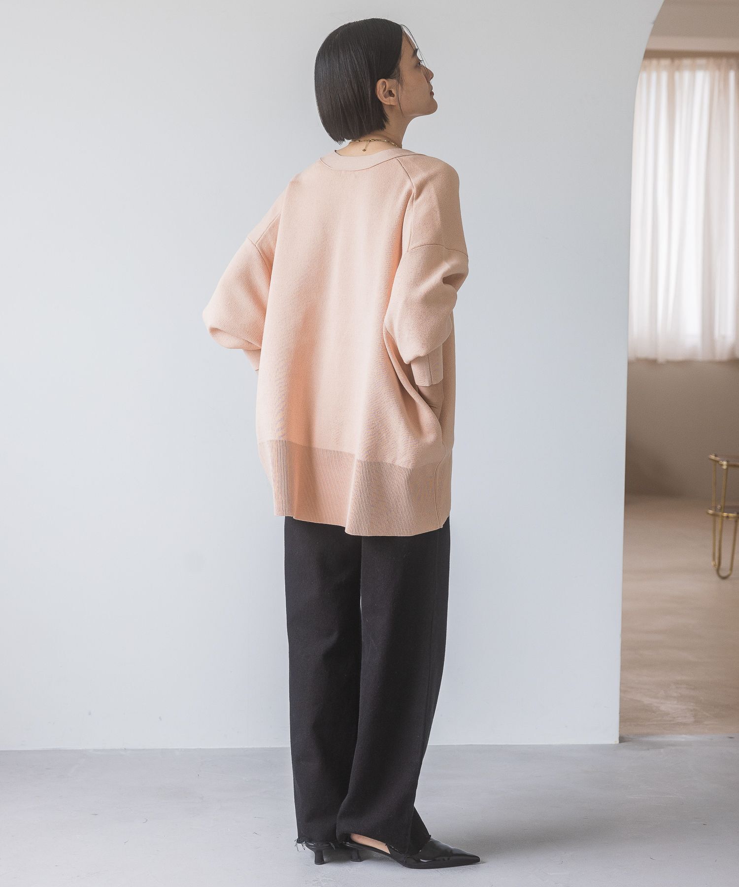 A part by 「【新色追加】スポンジニットBIGカーディガン」|ニット・セーター|