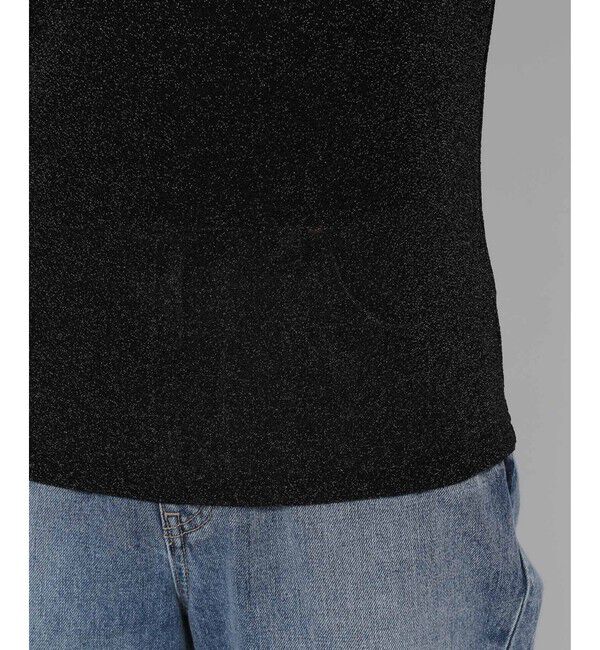 LOWRYS FARM「ラメクルーロングスリーブ」|Tシャツ・カットソー|