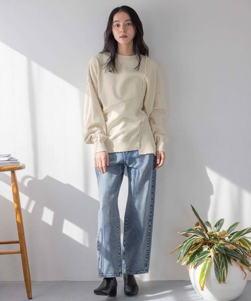 LOWRYS FARM「リメイクフウウラケＬＳ」|Tシャツ・カットソー|