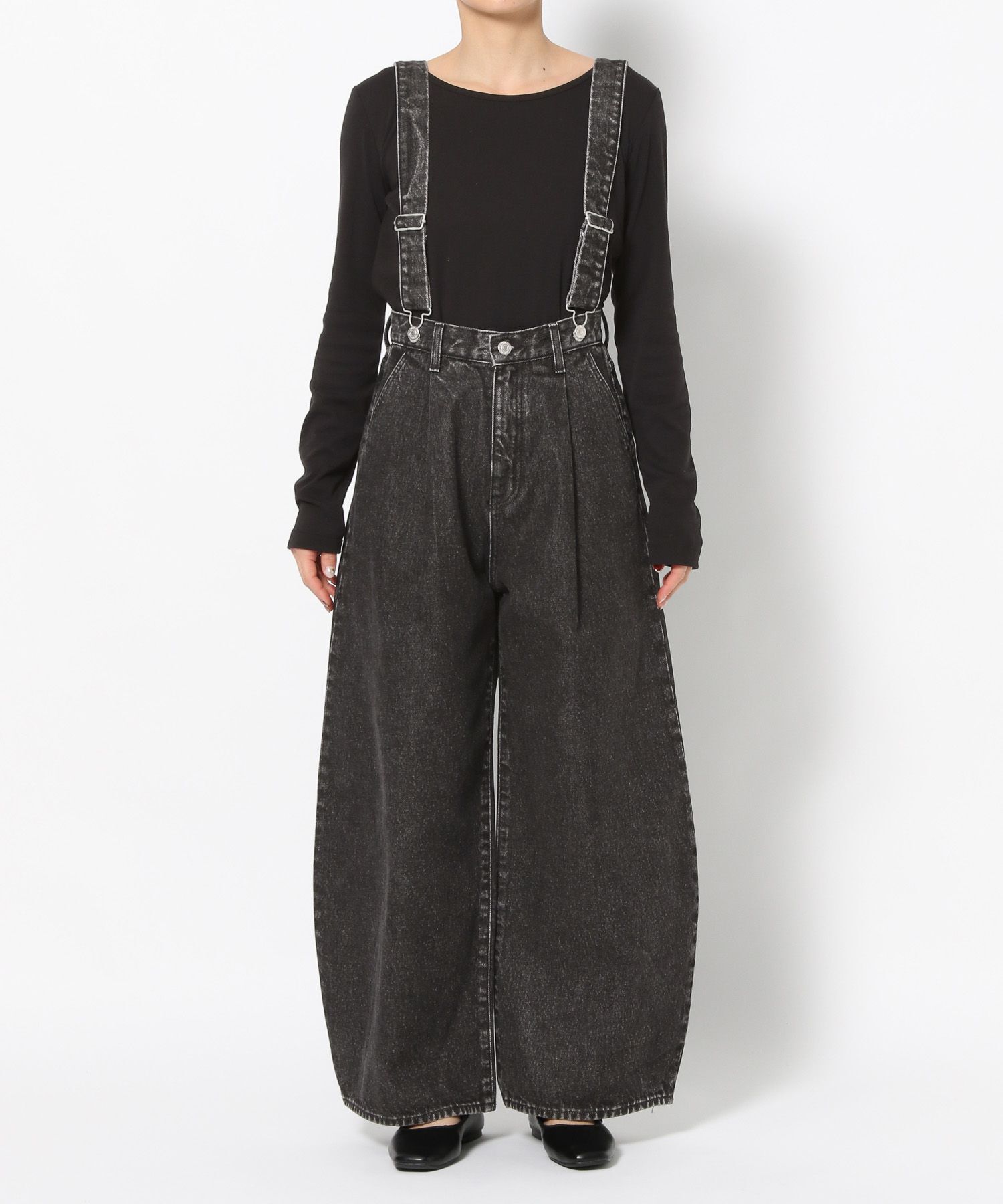 LOWRYS FARM「ＣＯＮＥサスツキカーブデニム」|デニム|