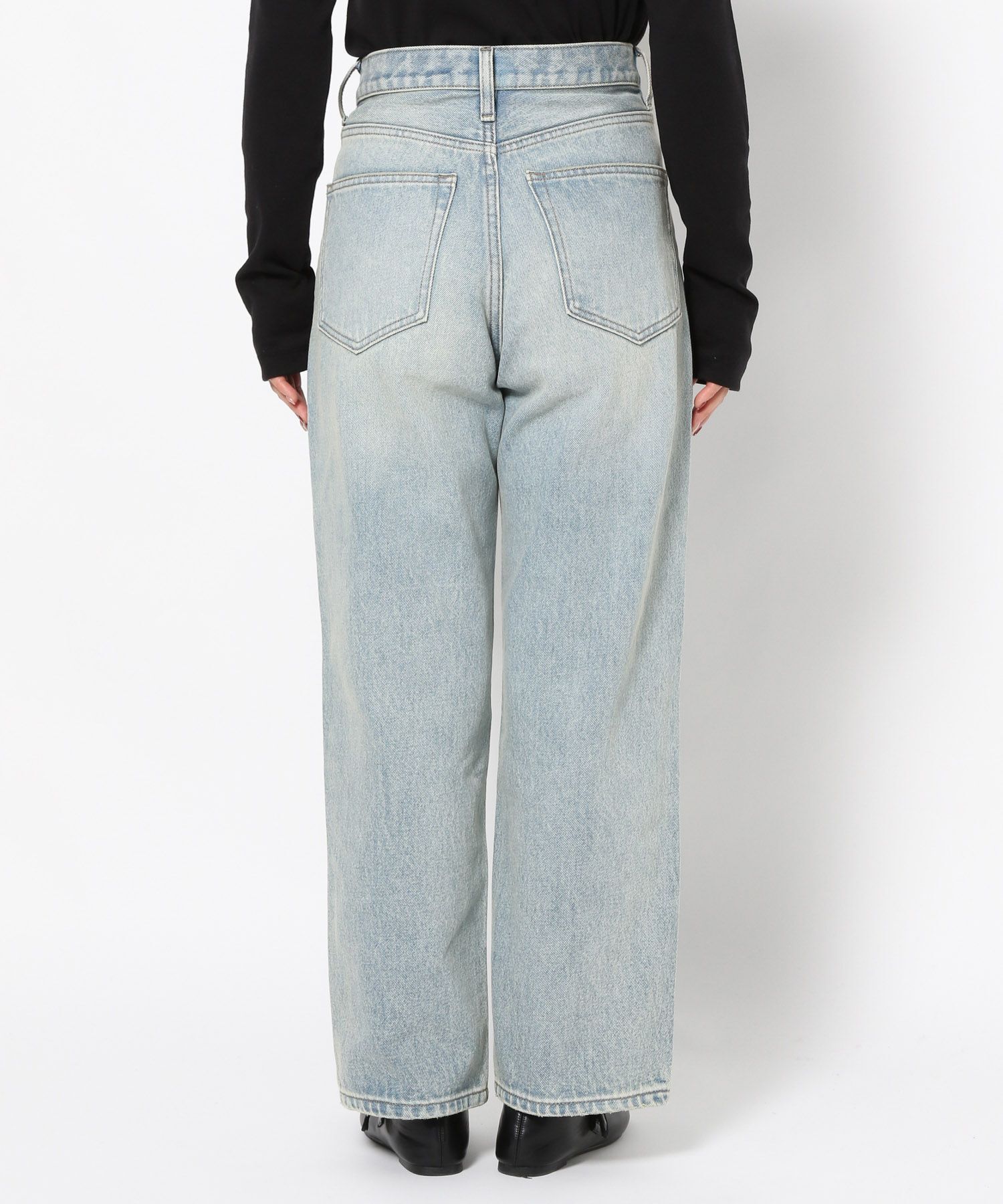 LOWRYS FARM「ＣＯＮＥ／アシメデニムパンツ」|デニム|