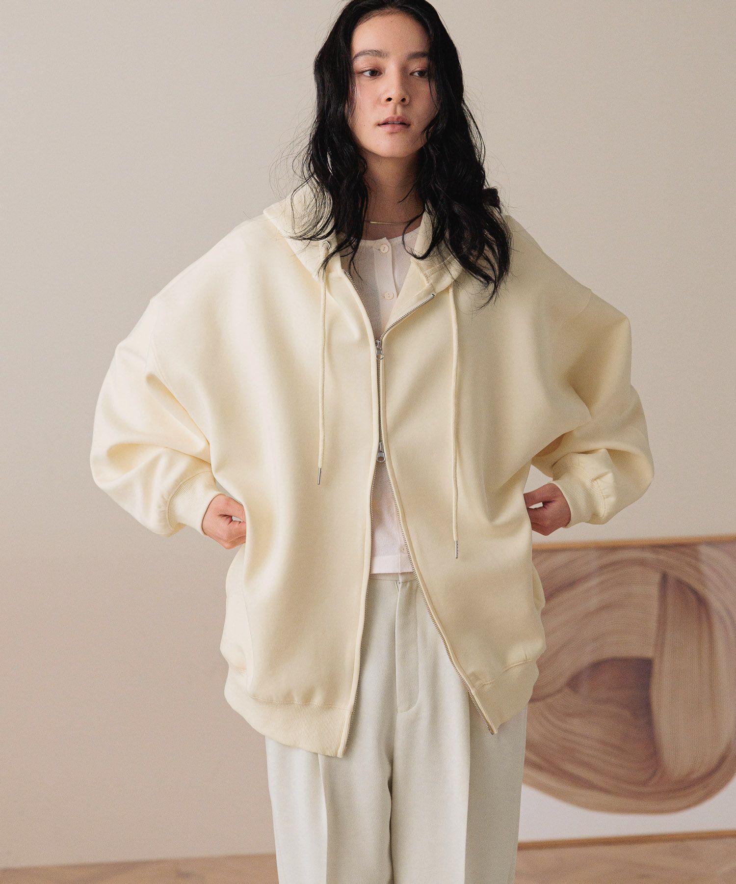 LOWRYS FARM「ＢＩＧＺＩＰフーディ」|Tシャツ・カットソー|