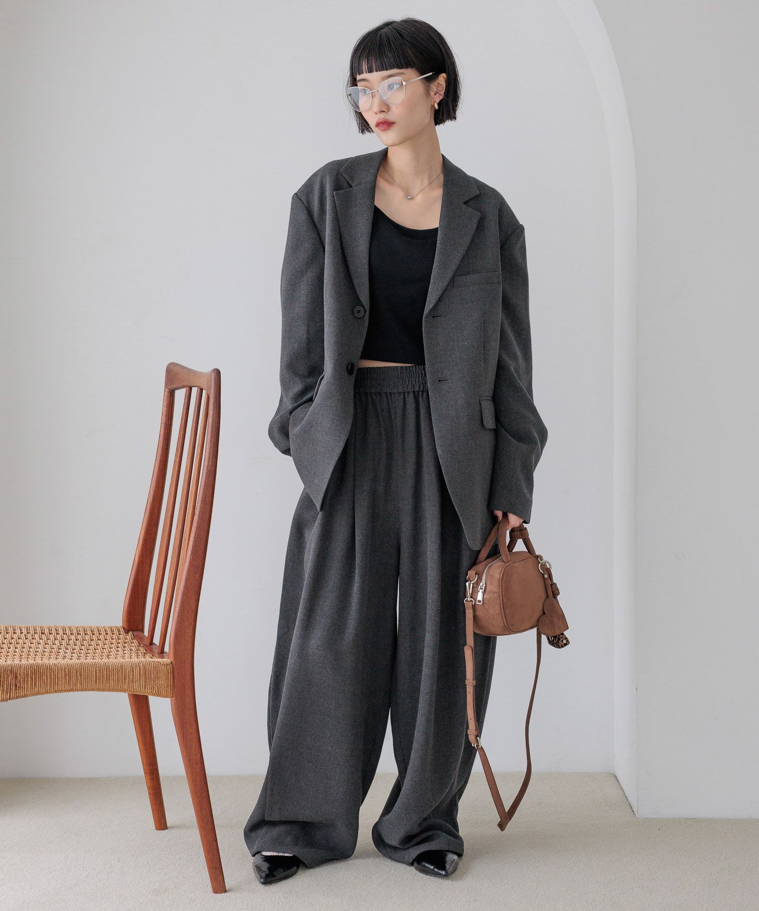 LOWRYS FARM「ＴＲシングルジャケット」|テーラードジャケット|