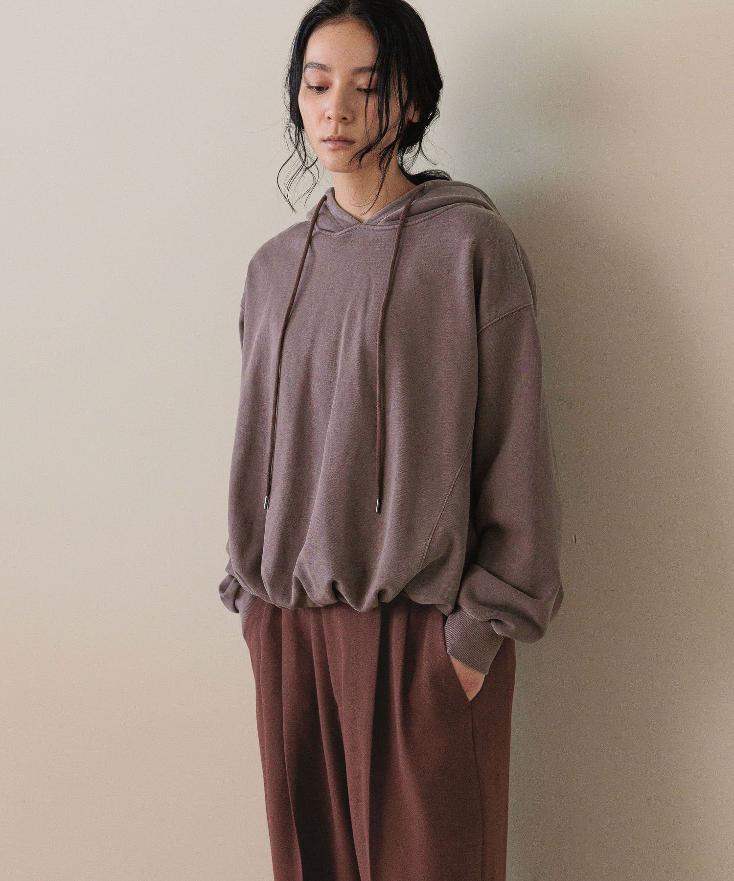 LOWRYS FARM「バルーンウラケフーディ」|Tシャツ・カットソー|BRN8