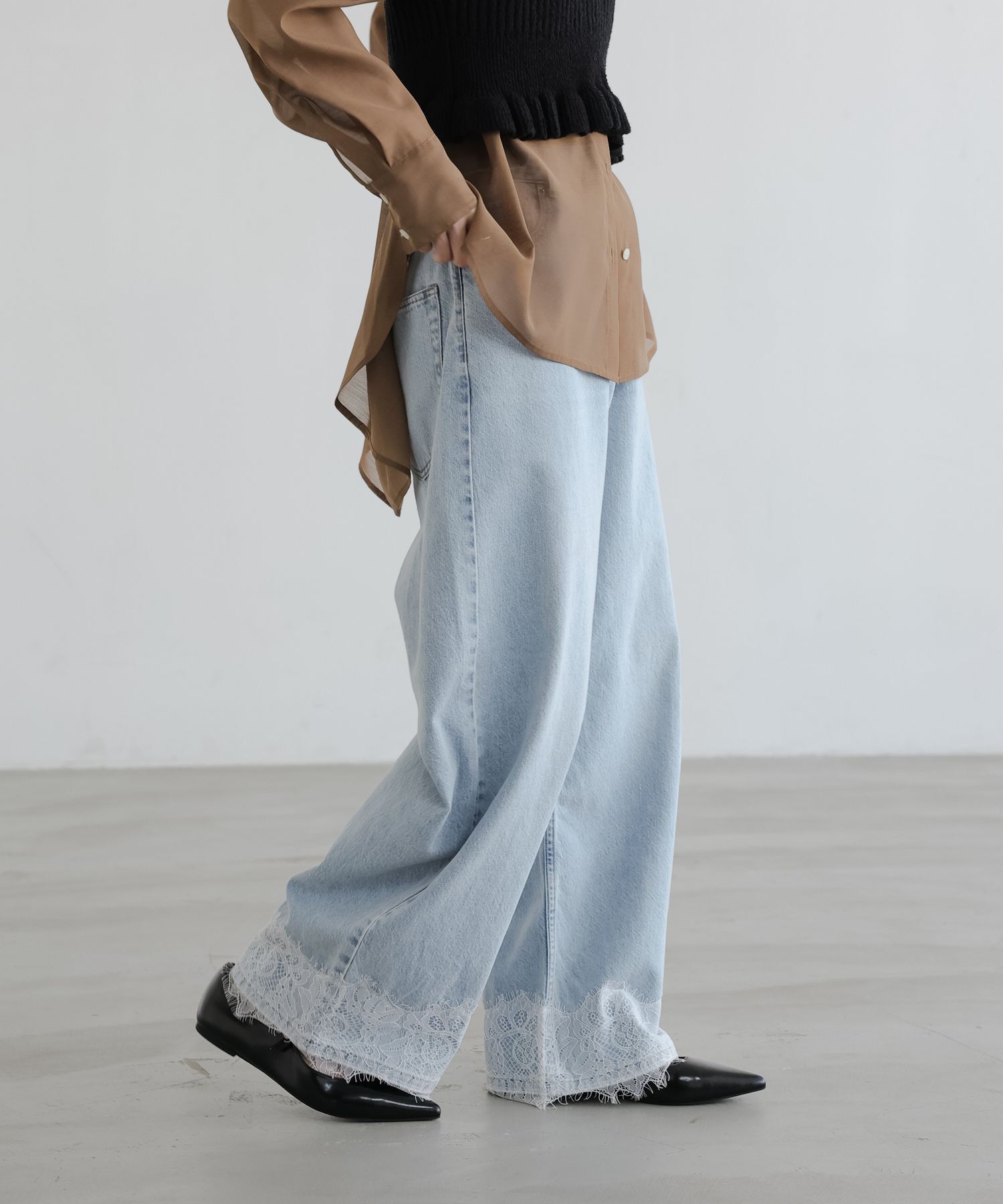 LOWRYS FARM「レースデニム」|デニム|ｽｿﾚｰｽBLU