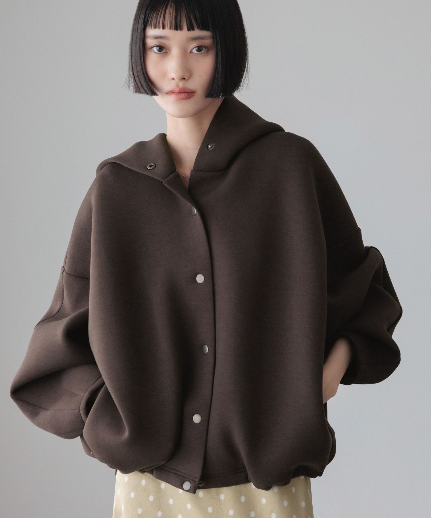 LOWRYS FARM「ダンボールフードブルゾン」|その他|BRN8