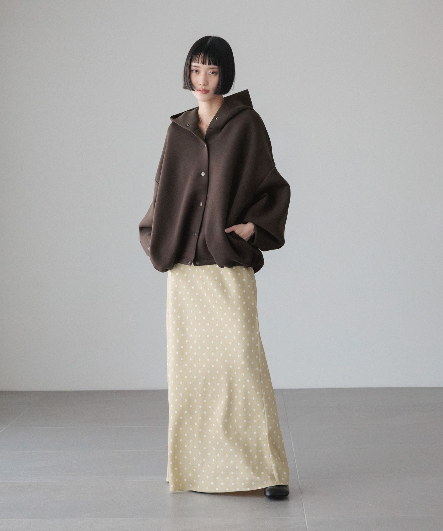 LOWRYS FARM「ダンボールフードブルゾン」|その他|