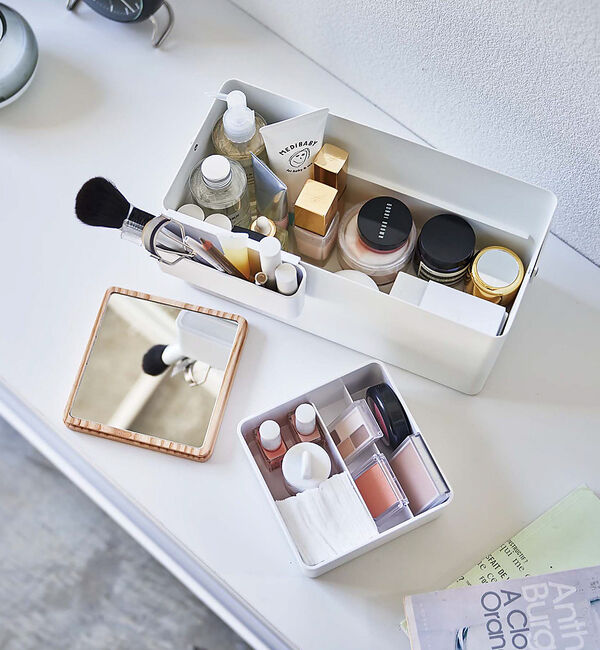 collex「【tower/タワー】メイクボックス　大容量　持ち運び　鏡付き」|その他|