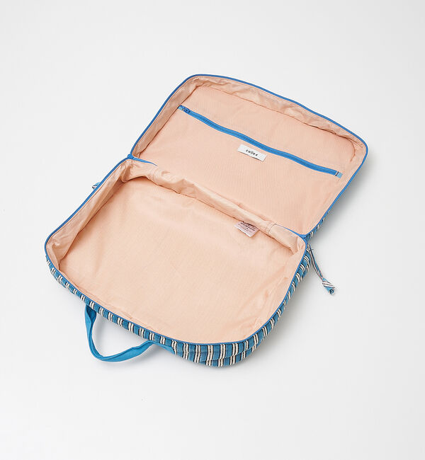 collex「ブロックプリント トラベルポーチS」|ポーチ|