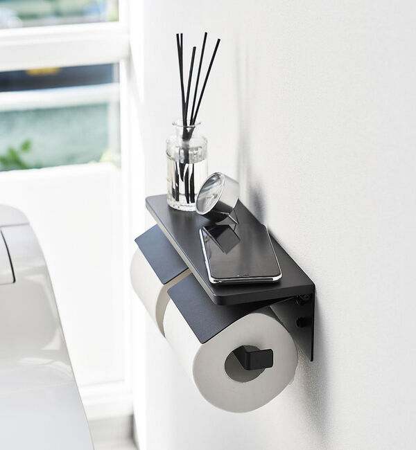 collex「【tower/タワー】ウォールトイレットペーパーホルダー ダブル 石こうボード壁」|その他|