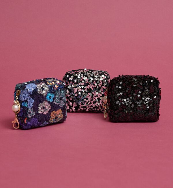 collex「【WEB限定】スパンコールミニポーチ」|ポーチ|