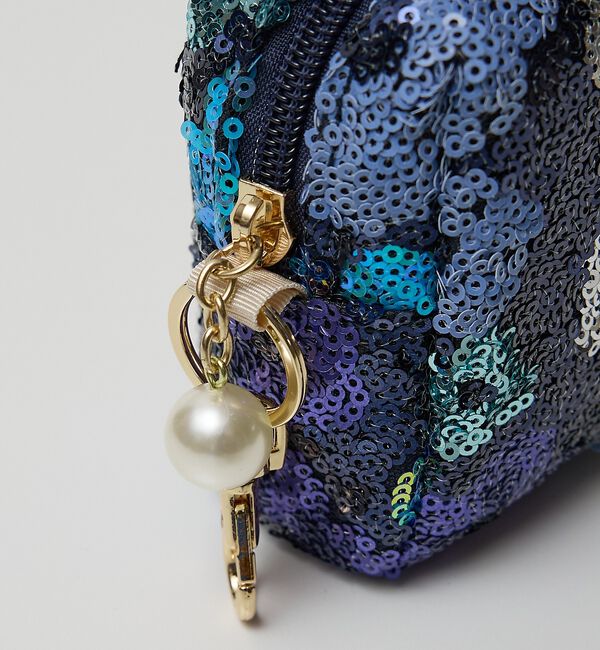 collex「【WEB限定】スパンコールミニポーチ」|ポーチ|