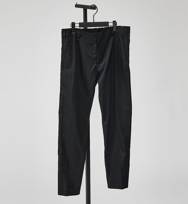 ABAHOUSE「【WWS / セットアップ対応】フルレングスストレートパンツ/93-3007WB」|スラックス|ブラック