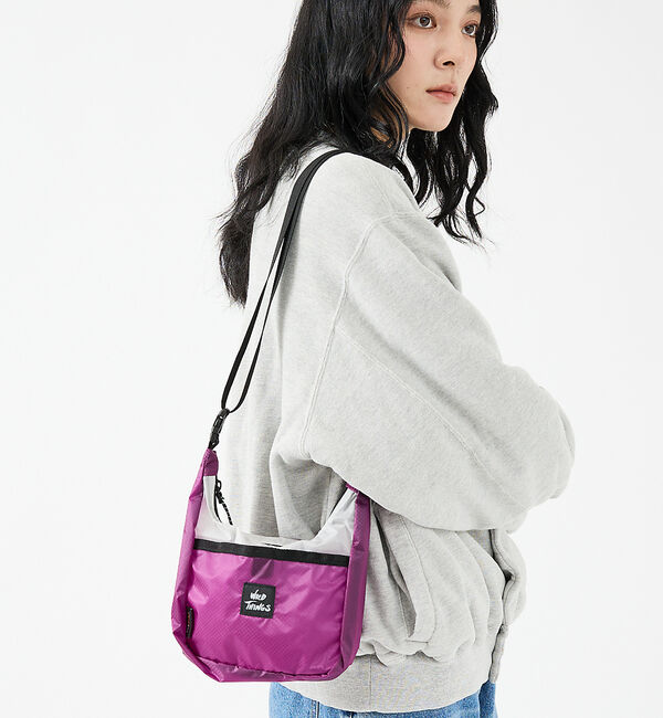 ABAHOUSE「【WILD THINGS/ワイルドシングス】2WAYナイロンショルダーL/BAG」|ショルダー・メッセンジャー|