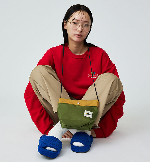 ABAHOUSE「【FRUIT OF THE LOOM/フルーツ オブ ザ ルーム】 COLOR」|ショルダー・メッセンジャー|