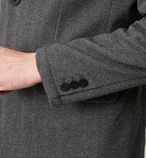 ABAHOUSE「【上下2点SET/WEB限定】ヘリンボーン ジャガード ニットセットアップ /」|スーツ|