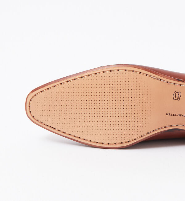 alfredoBANNISTER「【一部店舗＋WEB限定】レザーソール セミスクエア ストレートチップシューズ」|ビジネス・ドレスシューズ|