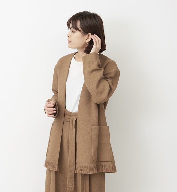 Rouge vif「【CURRENTAGE】ノーカラージャケット」|ノーカラージャケット|