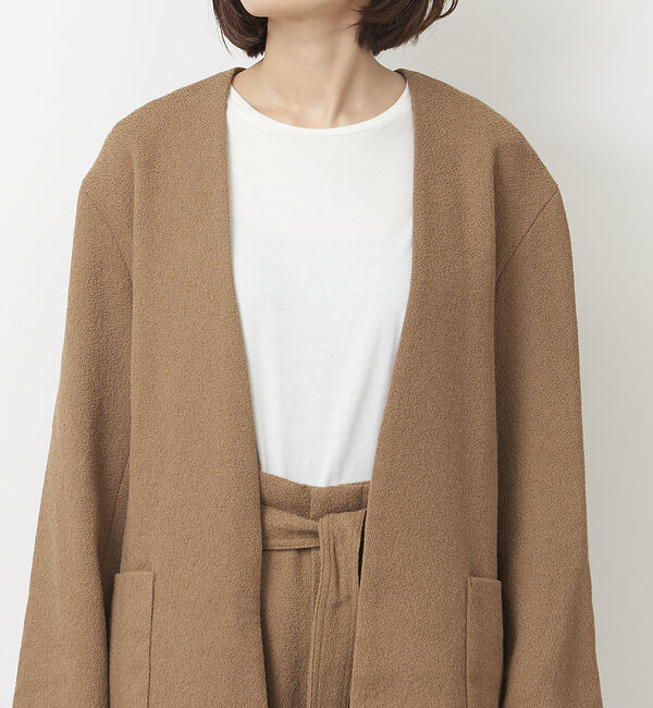 Rouge vif「【CURRENTAGE】ノーカラージャケット」|ノーカラージャケット|