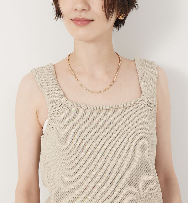 Rouge vif「ストレッチリリヤーンニットキャミ」|キャミソール|