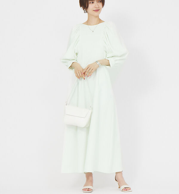 Rouge vif「シェルタリングワンピース」|ワンピース|アイボリー