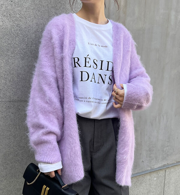 Rouge vif「シャギーニットカーディガン」|カーディガン|