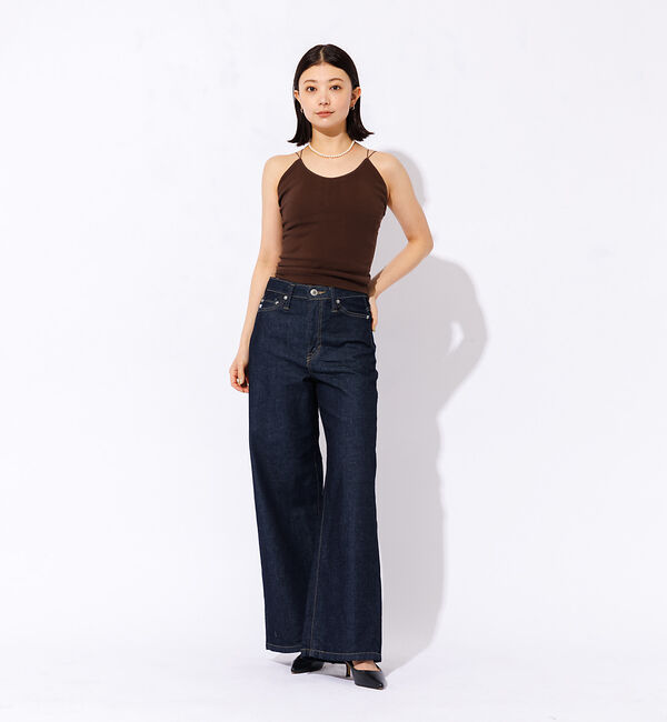 Rouge vif「【FRUIT OF THE LOOM】カップ付き丸編みキャミソール / 無地 /」|キャミソール|