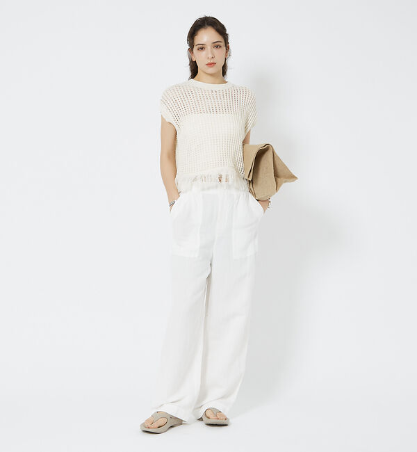 Rouge vif「【追加】レーヨンリネンベイカーイージーパンツ」|その他|