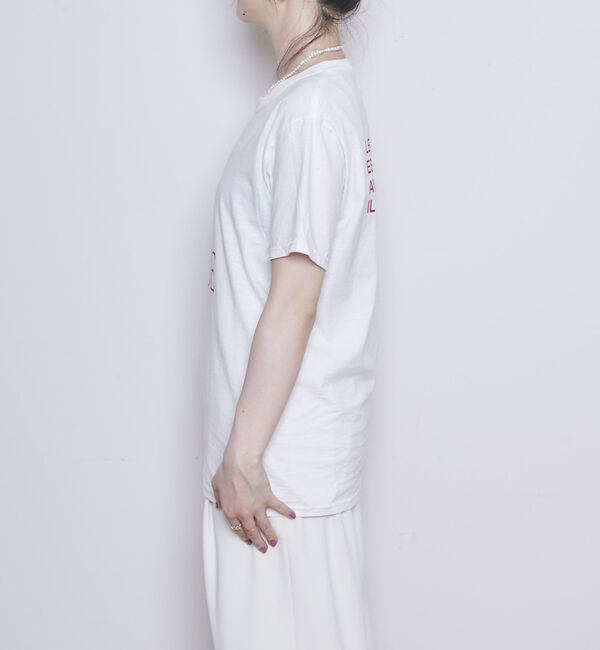 Rouge vif「前後ロゴコンパクトT」|Tシャツ・カットソー|