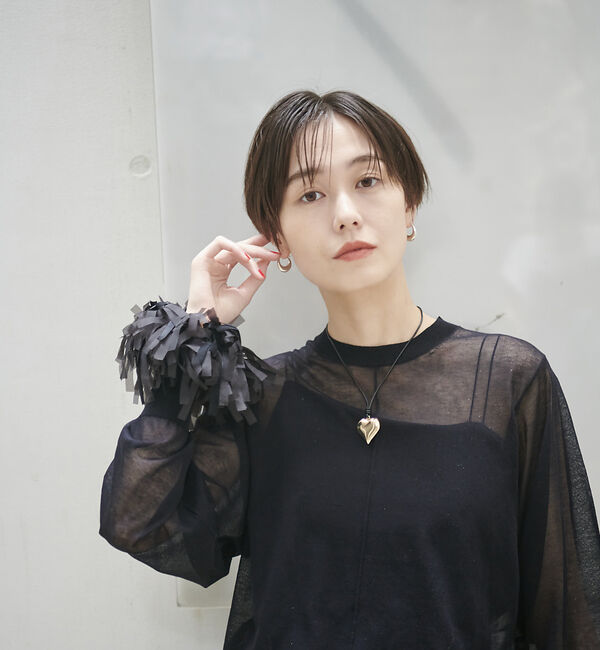 Rouge vif「【Ettika/エティカ】コードハートペンダント」|ネックレス|