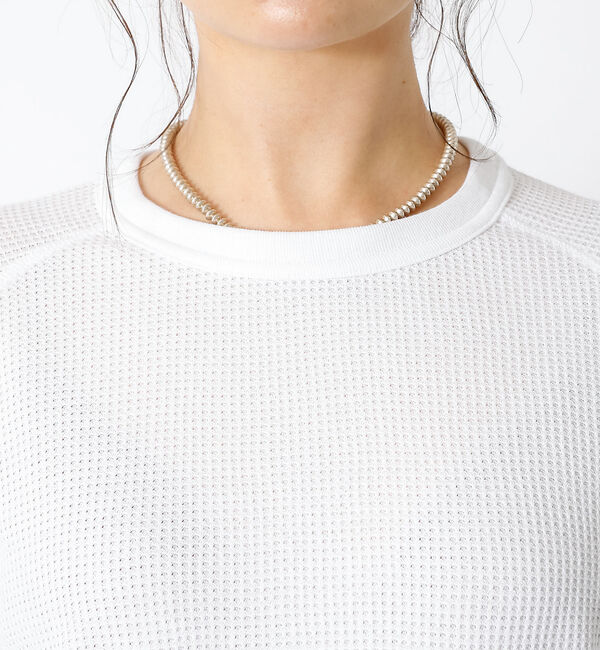 Rouge vif「【JEMORGAN / ジェーイーモーガン】ワッフルラグランロンＴ / パック入」|Tシャツ・カットソー|