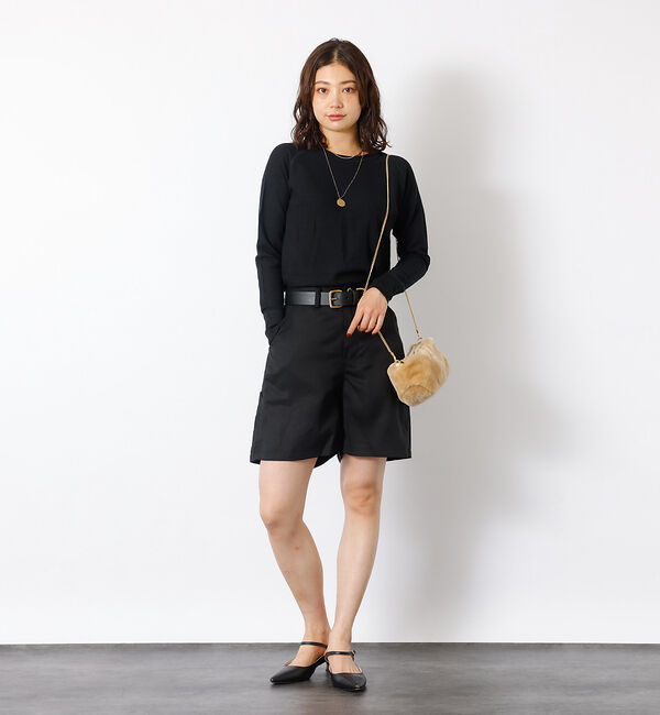 Rouge vif「【JEMORGAN / ジェーイーモーガン】ワッフルラグランロンＴ / パック入」|Tシャツ・カットソー|