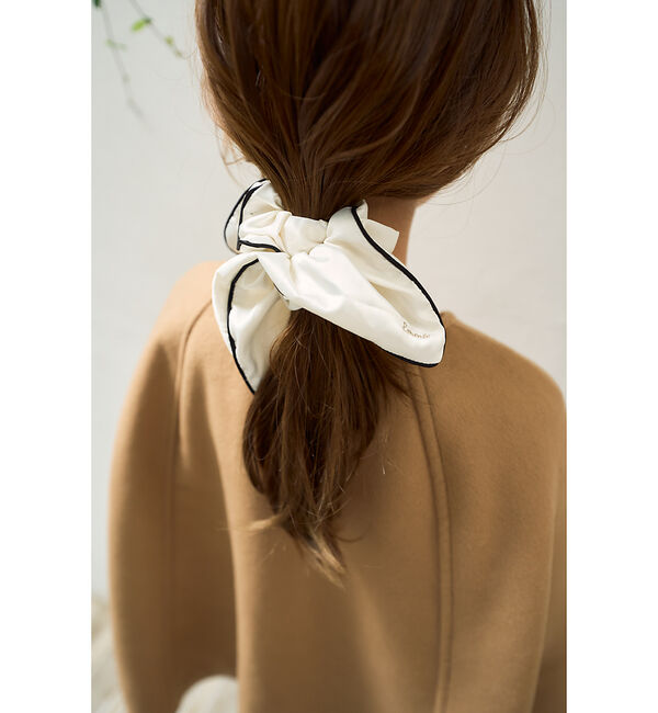 Rouge vif「【一部店舗限定】パイピングサテンシュシュ」|ヘアバンド|