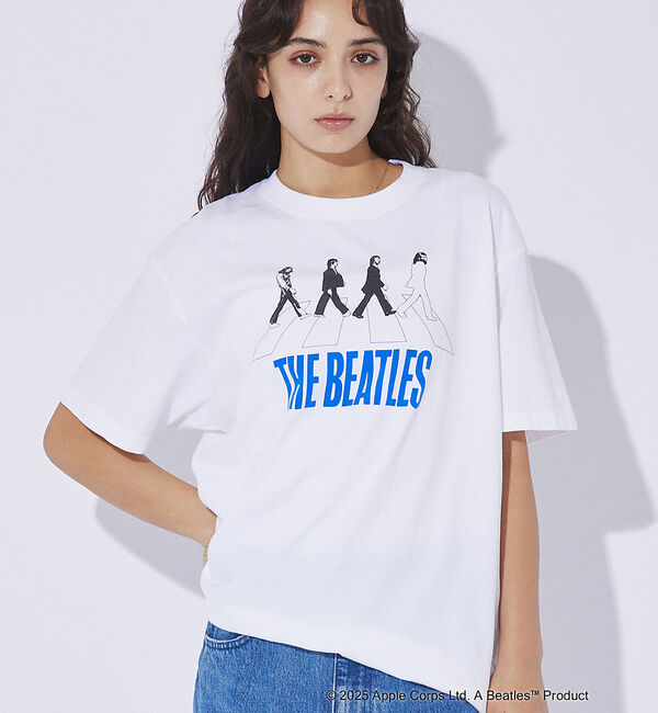 Rouge vif「【GOOD ROCK SPEED/グッドロックスピード】ロゴT / ラメプリント」|Tシャツ・カットソー|ホワイト系その他1