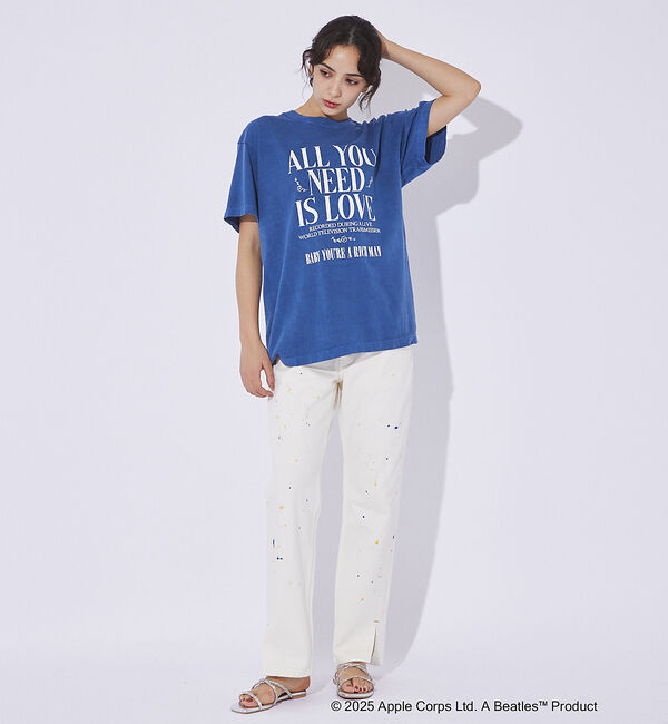 Rouge vif「【GOOD ROCK SPEED/グッドロックスピード】ロゴT / ラメプリント」|Tシャツ・カットソー|