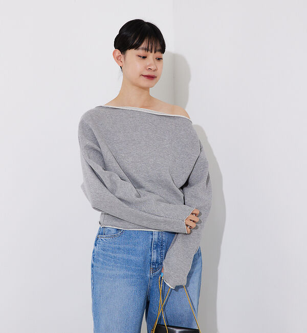 Rouge vif「オフショルスウェットプルオーバー」|スウェット・ジャージ|