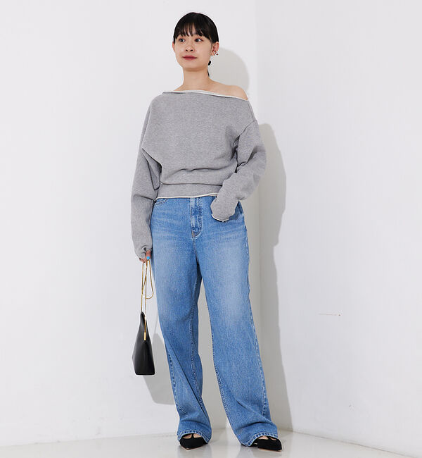 Rouge vif「オフショルスウェットプルオーバー」|スウェット・ジャージ|