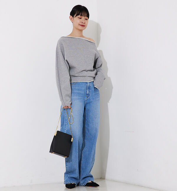 Rouge vif「オフショルスウェットプルオーバー」|スウェット・ジャージ|