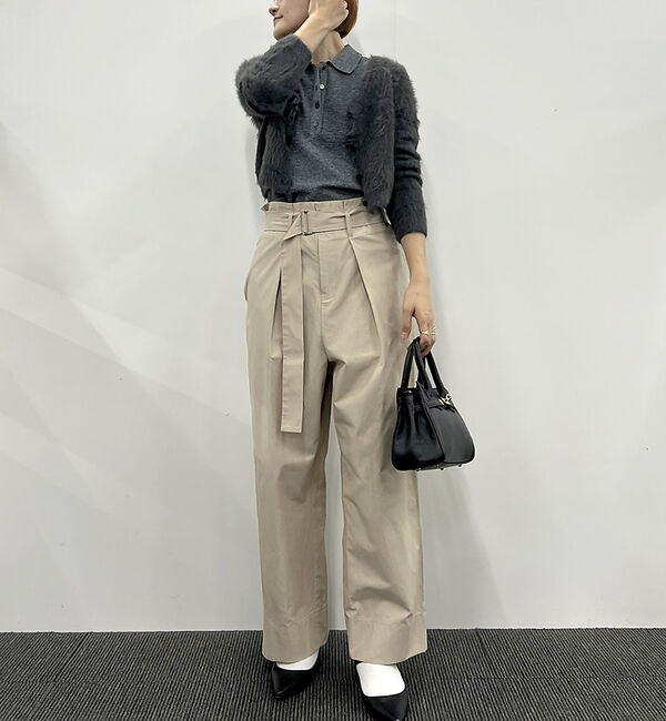 Rouge vif「【AULENTTI/オウレンティ】2WAY レザーミニバッグ / ベルト付きレザ」|ショルダー・メッセンジャー|