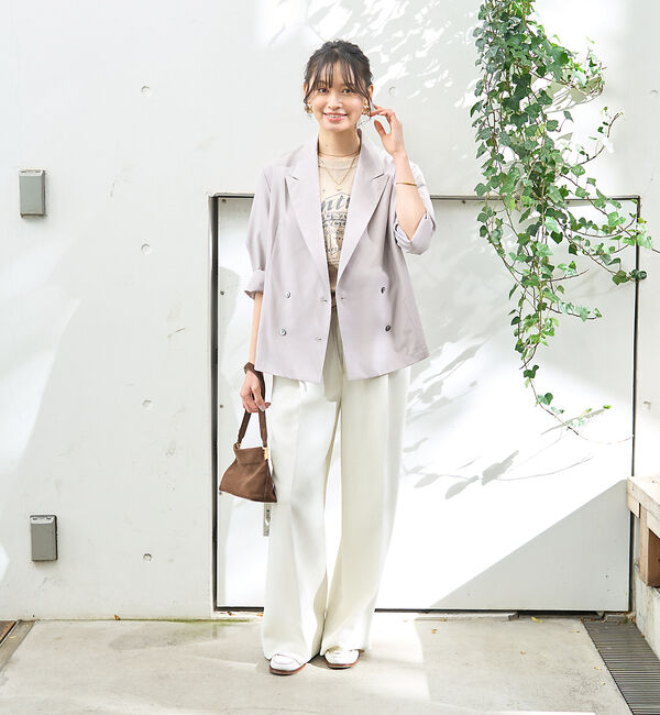 Rouge vif「ブラウスエアリージャケット」|テーラードジャケット|