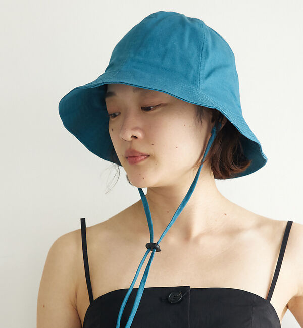 Rouge vif「【RUBEN / ルーベン】リネンチューリップハット / UV CUT / 接触」|その他|ブルー