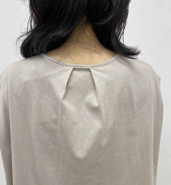 Rouge vif「タック入りノースリーブカットソーブラウス」|シャツ・ブラウス|